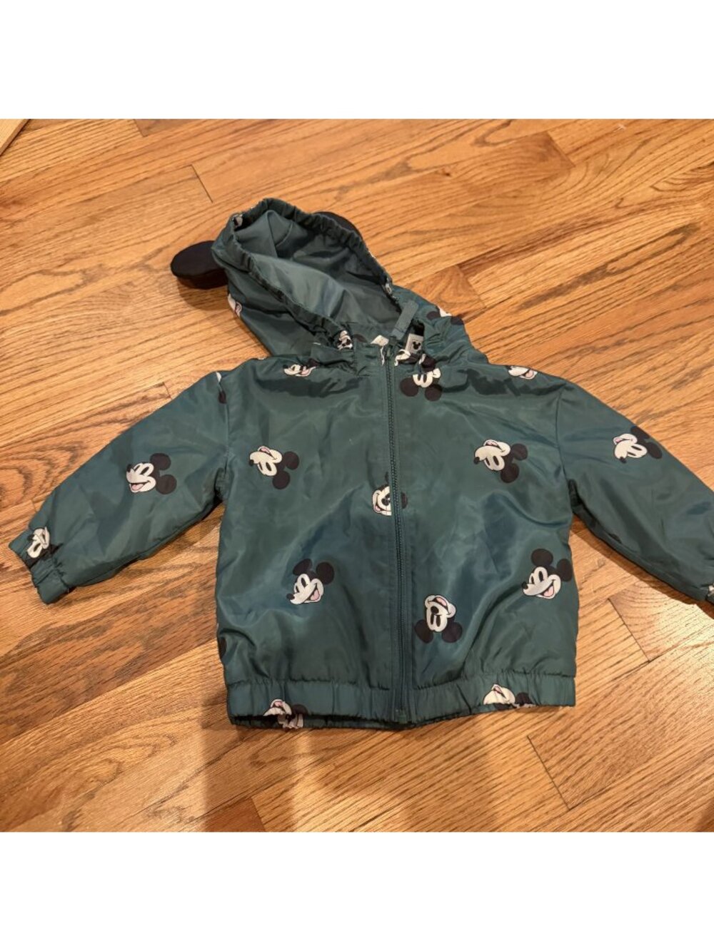 H&M Kids Mickey Mouse Hooded Jacket 9 Month